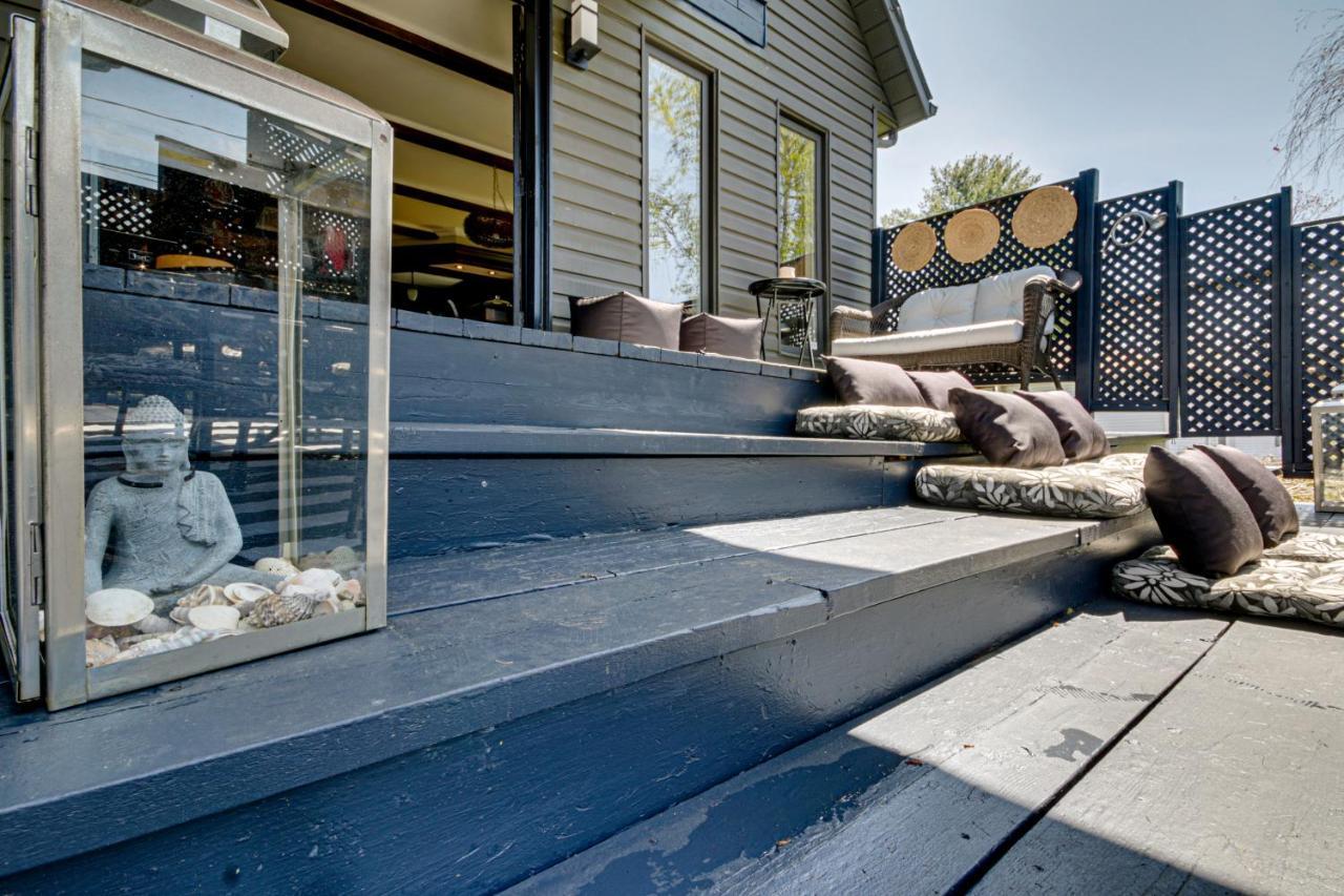 Le Petit Manoir Spa Et Vue Sur Riviere St Maurice Grandes Piles Exterior foto